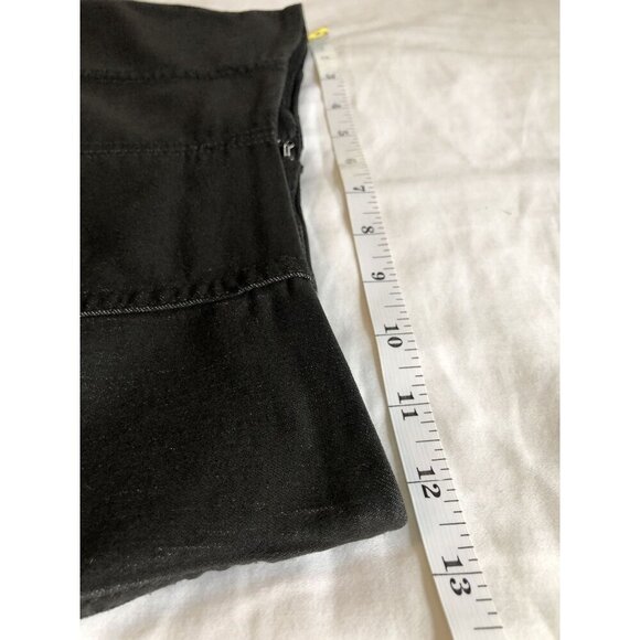 Free People Women's Modern Femme Denim Mini Skirt Size 2 Black Boho Goth - Picture 7 of 8